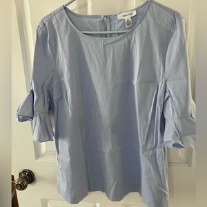 Calvin Klein Women's Blue Top